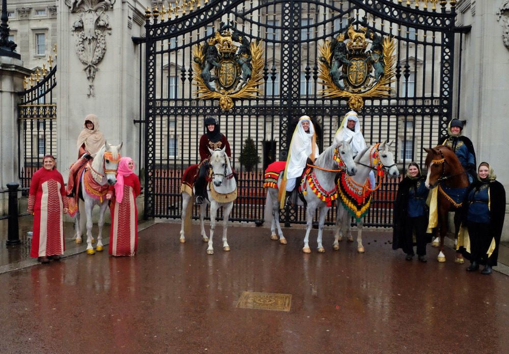 Arabian Horses Part of All The Queen’s Horses New Year’s Day Parade