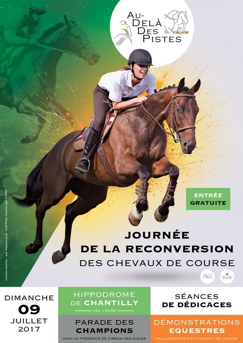 Raceday dedicated to the retraining of racehorses to be held at Chantilly racecourse on Sunday, 9 July